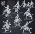 3D Printed Cast n Play - Forest Sprite Set 28mm 32mm D&D