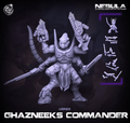 3D Printed Cast n Play Ghazneeks Commander Nebula Origins 28mm 32mm D&D