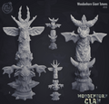 3D Printed Cast n Play Giant Totems Woodenhorn Clan 28mm 32mm D&D