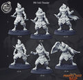 3D Printed Cast n Play Gold Thunder Dragon's Hoard 28mm 32mm D&D