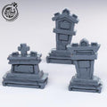 3D Printed Cast n Play Gravestones 28mm 32mm D&D