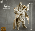 3D Printed Cast n Play Hawkers of Thamarya - Adrien the Weapons Dealer 28mm 32mm D&D