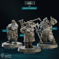 3D Printed Cast n Play Heavy Vikings Northwind Vikings 28mm 32mm D&D