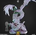 3D Printed Cast n Play Ix Ikal, Serpent God Masks of Kiimil 28 32mm D&D