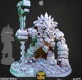 3D Printed Cast n Play Ixbalan Golem Masks of Kiimil 28 32mm D&D