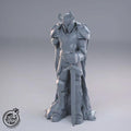 3D Printed Cast n Play Knight Statue 28mm 32mm D&D