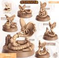 3D Printed Cast n Play Kob - The Cobra Companions 28mm 32mm D&D
