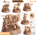 3D Printed Cast n Play Korg - The Corgi Companions 28mm 32mm D&D
