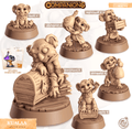 3D Printed Cast n Play Kualaa - Koala Companions 28mm 32mm D&D