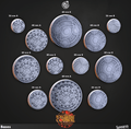 3D Printed Cast n Play Legion Bases Sorcerers Council Set 28mm 32mm D&D