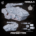 3D Printed Cast n Play Legion Presbyter (Tank) Nebula All Out War 28mm 32mm D&D