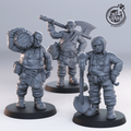 3D Printed Cast n Play Male Townsfolk Townsfolk 28mm 32mm D&D