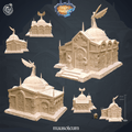 3D Printed Cast n Play Mausoleum Kingdom Of Thamarya 28mm 32mm D&D