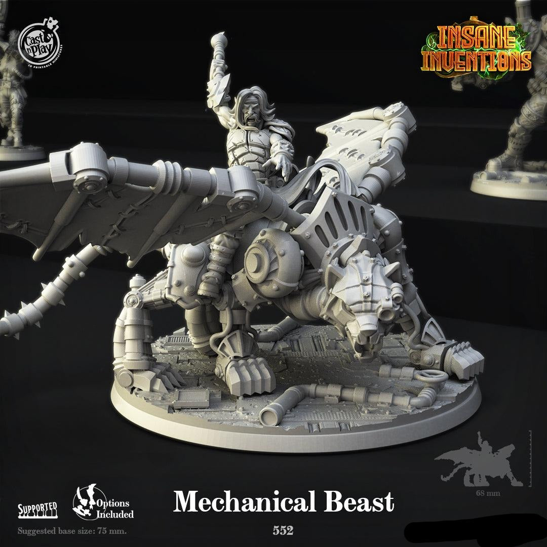 3D Printed Cast n Play Mechanical Beast Insane Inventions 28mm 32mm D&D
