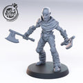 3D Printed Cast n Play Melee Bandit 28mm 32mm D&D