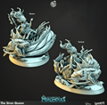 3D Printed Cast n Play Merghouls The Siren Queen 28mm 32mm D&D