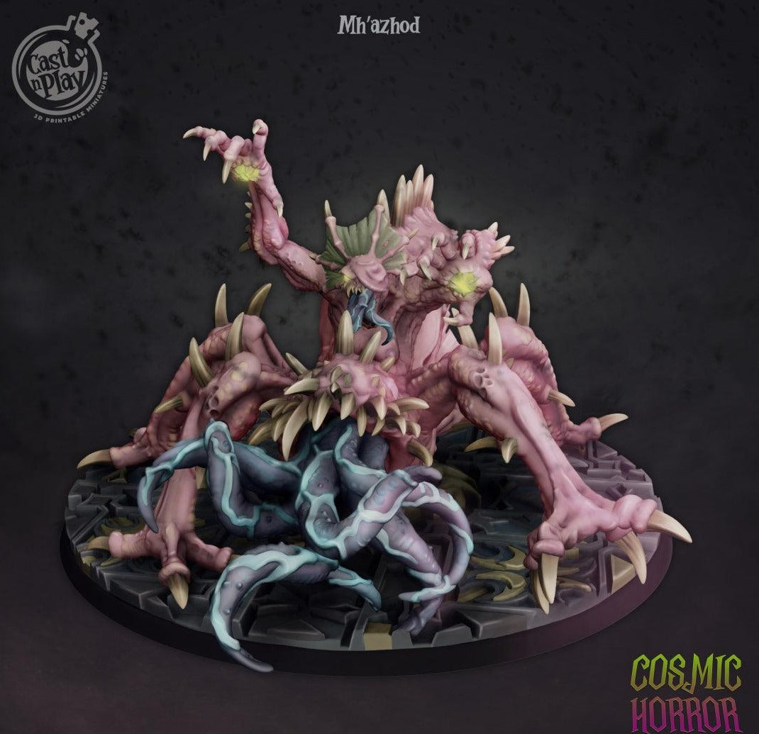 3D Printed Cast n Play Mh'azhod Cosmic Horrors 28mm 32mm D&D