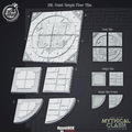 3D Printed Cast n Play Mythical Clash Collection - Greek Temple Floor Tiles 28mm 32mm D&D