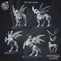 3D Printed Cast n Play Mythical Clash Collection - Spiritual Guardian 28mm 32mm D&D