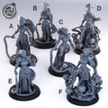 3D Printed Cast n Play Necromancers Set 28mm 32mm D&D