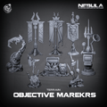 3D Printed Cast n Play Objective Markers Nebula Origins 28mm 32mm D&D