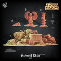 3D Printed Cast n Play On Ancient Sands - Ruined Ekur 28mm 32mm D&D