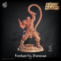 3D Printed Cast n Play On Ancient Sands - Verdant Co. Foreman 28mm 32mm D&D
