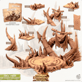 3D Printed Cast n Play Orcs Field Set Sacrifice Chamber 28mm 32mm D&D