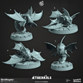 3D Printed Cast n Play Ornithopter Aethernals Collection 28mm 32mm D&D