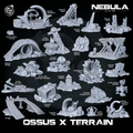 3D Printed Cast n Play Ossus X Terrain Nebula All Out War 28mm 32mm D&D