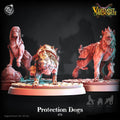 3D Printed Cast n Play Protection Dogs Verdant Hideout 28 32mm D&D