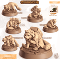 3D Printed Cast n Play Redd - Red Panda Companions 28mm 32mm D&D