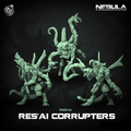 3D Printed Cast n Play ResAi Corrupters Nebula Origins 28mm 32mm D&D