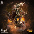 3D Printed Cast n Play Riggarth Skeleton Demon Depth of Hell 28mm 32mm D&D