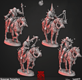3D Printed Cast n Play Scourge Templars Church of Wrath 28mm 32mm D&D