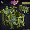 3D Printed Cast n Play Sewers Structure Set 28mm 32mm D&D