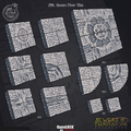 3D Printed Cast n Play Sewers of Thamarya - Sewer Floor Tiles 28mm 32mm D&D
