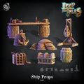 3D Printed Cast n Play Ship Props 28mm 32mm D&D