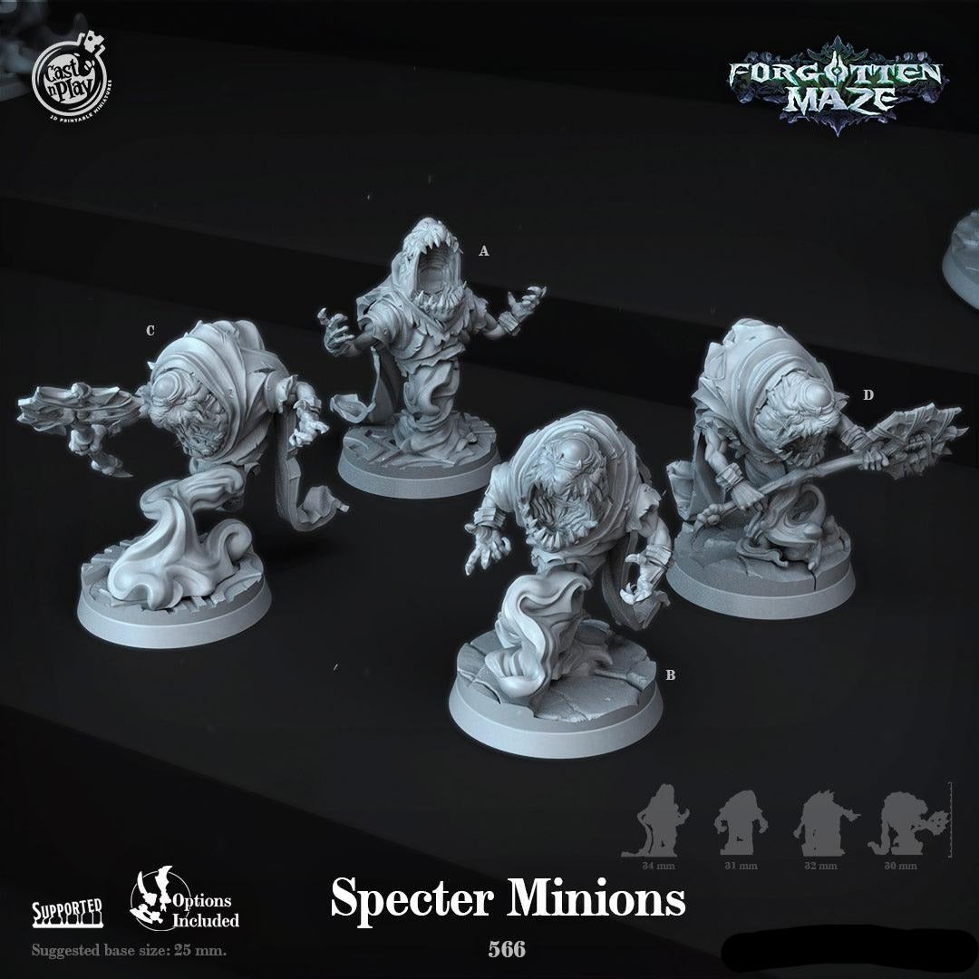 3D Printed Cast n Play Specter Minions Forgotten Maze 28mm 32mm D&D