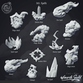 3D Printed Cast n Play Spells 28mm 32mm D&D