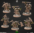3D Printed Cast n Play Spine Rippers Iron Skull Orcs 28mm 32mm D&D