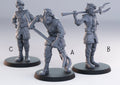3D Printed Cast n Play - Stable Keepers Farmers 28mm 32mm D&D