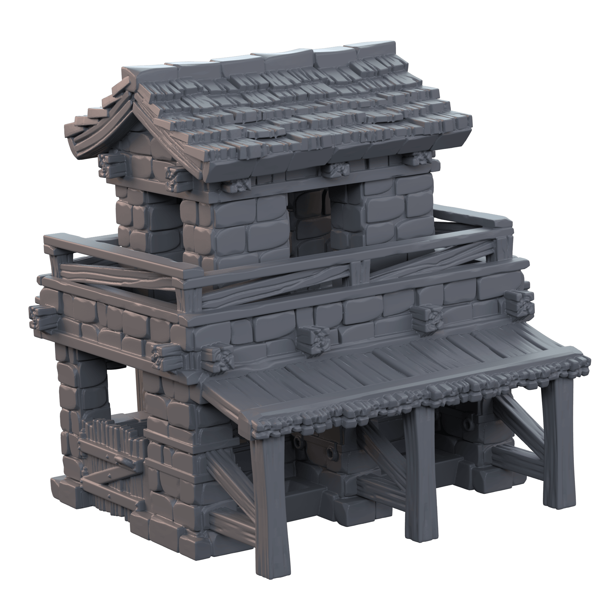 3D Printed Cast n Play Stable Townsfolk 28mm 32mm D&D