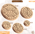 3D Printed Cast n Play Street Bases Companion's Bases - Master Pack Companions 28mm 32mm D&D