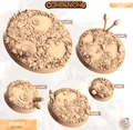3D Printed Cast n Play Swamp Bases Companion's Bases - Master Pack Companions 28mm 32mm D&D