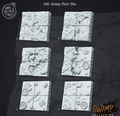 3D Printed Cast n Play Swamp Collection - Swamp Floor tiles 28mm 32mm D&D