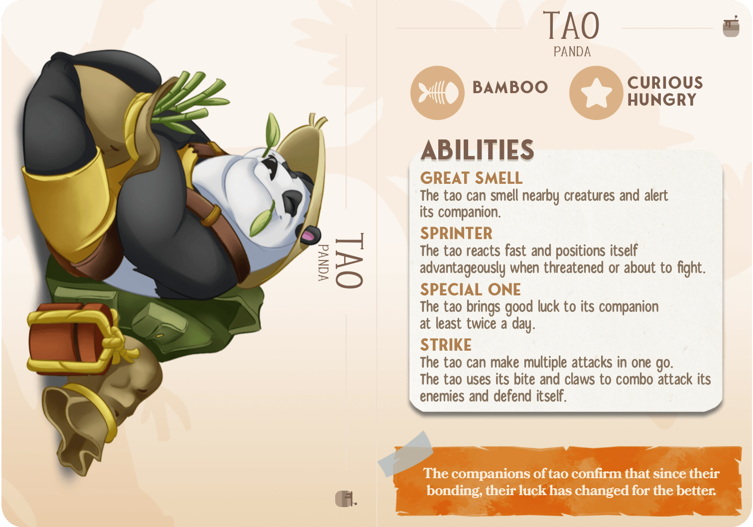 3D Printed Cast n Play Tao - The Panda Companions 28mm 32mm D&D