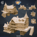 3D Printed Cast n Play Tavern Kingdom Of Thamarya 28mm 32mm D&D