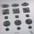 3D Printed Cast n Play Temple Bases 28mm 32mm D&D