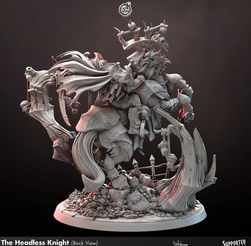 3D Printed Cast n Play The Headless Knight 28mm 32mm D&D